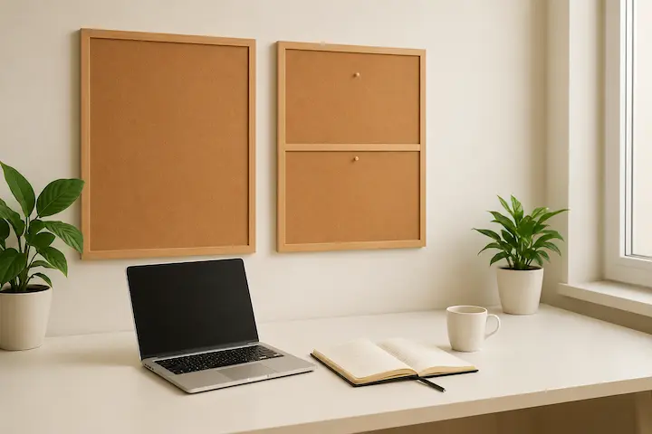 Espaço de trabalho minimalista com notebook e ambiente organizado para estratégias de renda online sem investimento.