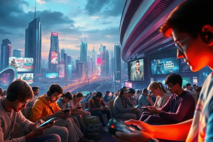 Representação de uma audiência qualificada engajada em ecossistemas de streaming e consumo de ativos digitais.