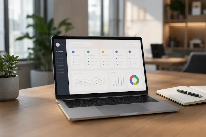 escolha de plataforma de anúncios online com painel comparativo e métricas digitais