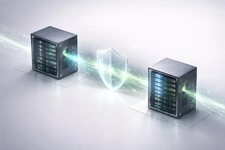 Servidores operando em modelo CAPI para rastreamento de dados de marketing no servidor.